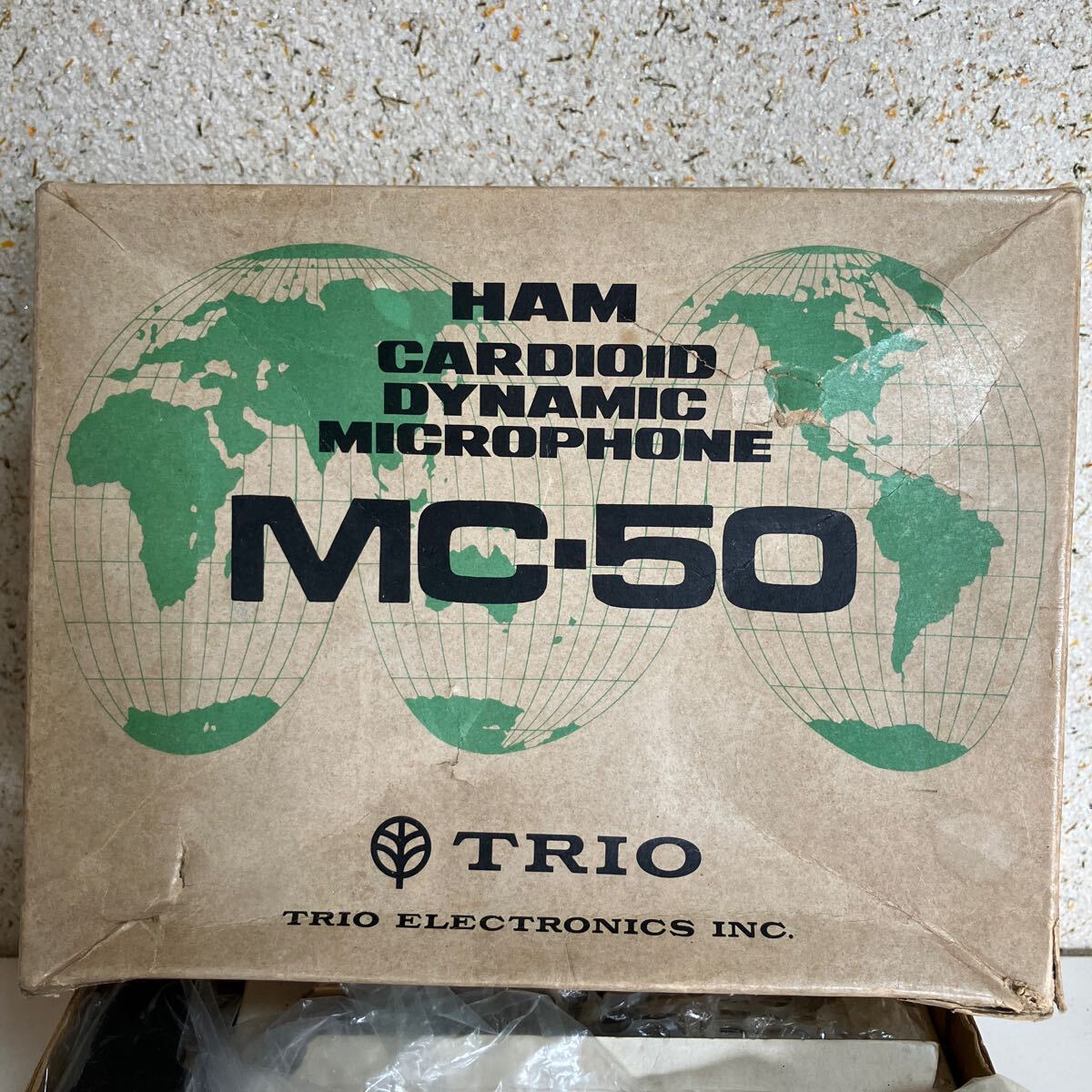 TRIO　MC-50　美品　通信機用　スタンドマイク　レトロ　アンティーク　コレクター　保管品　元箱有り　マイク_画像2