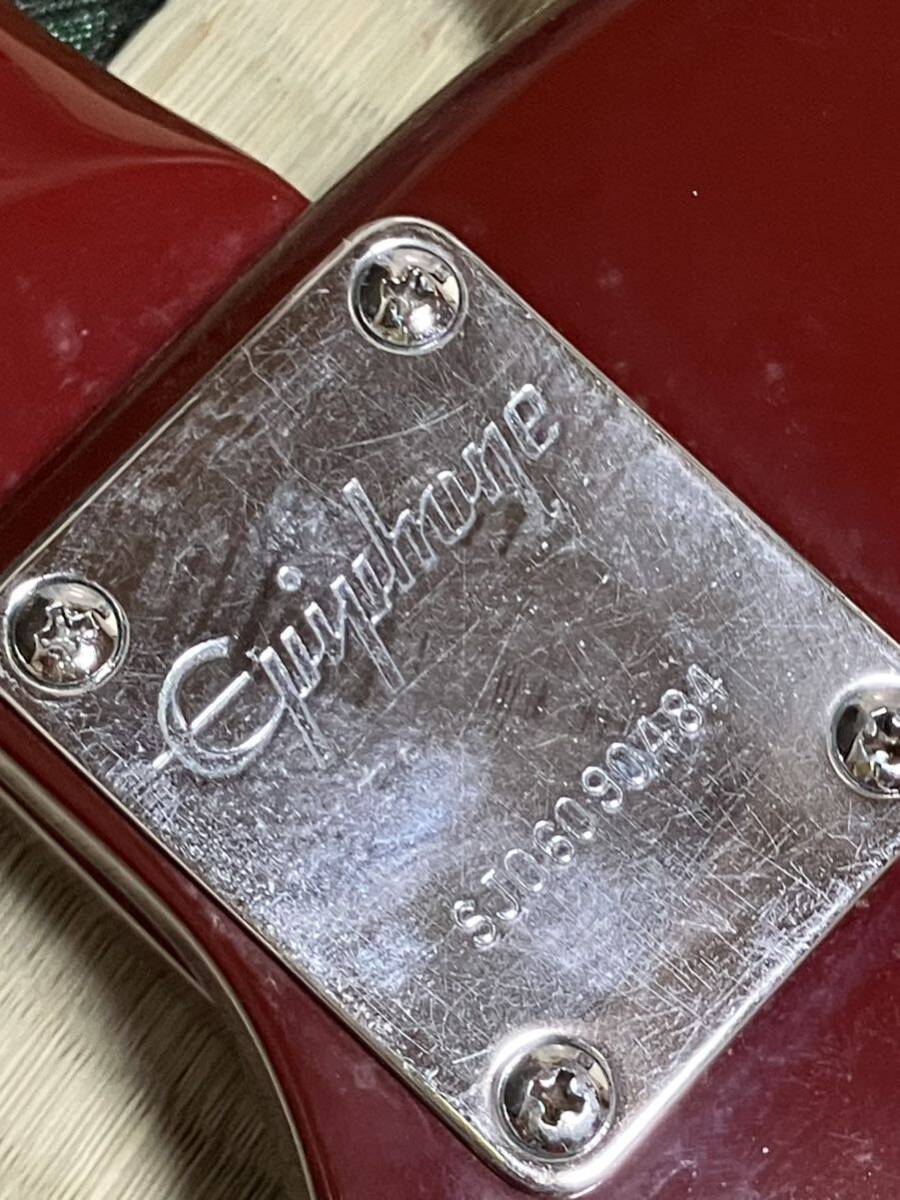 Epiphone エピフォン エレキギター レスポールタイプ Les Paul 100 現状品 本体のみ　楽器　コレクター　アンティーク_画像5