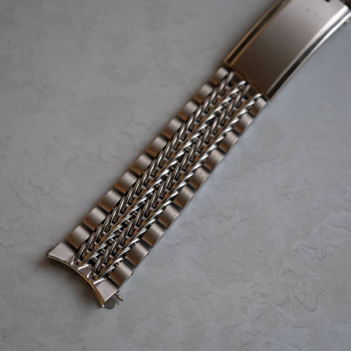 DEADSTOCK デッドストック Maruman Vintage bracelet 19.5mm マルマン レーザーワイヤー SSブレス検索 Razor Wire Braceletの画像2