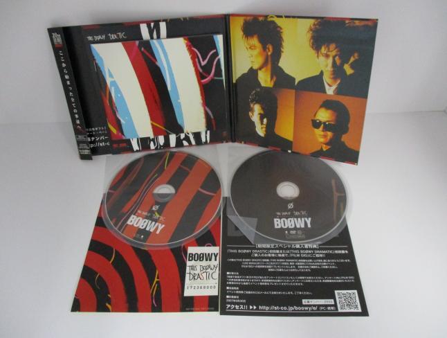 ☆ BOOWY THIS BOOWY DRAMATIC DRASTIC 初回限定盤 CD+DVD 紙ジャケ ステッカー有 暴威 ボウイ ボーイ 氷室 布袋 松井 高橋 S4022702 _画像4