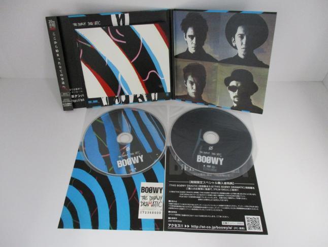 ☆ BOOWY THIS BOOWY DRAMATIC DRASTIC 初回限定盤 CD+DVD 紙ジャケ ステッカー有 暴威 ボウイ ボーイ 氷室 布袋 松井 高橋 S4022702 _画像7