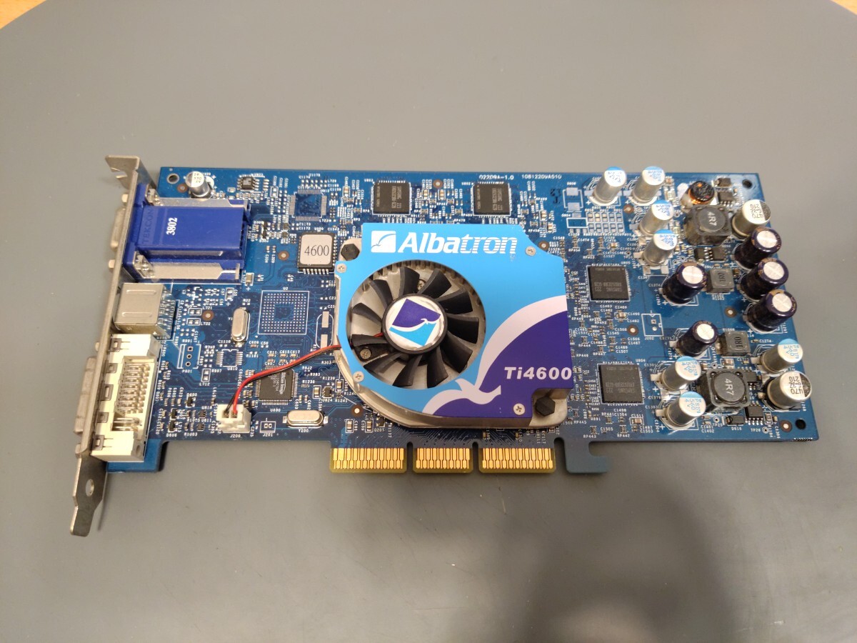 Albatron GeForce 4 Ti4600 AGPビデオカード 現状にて_画像1