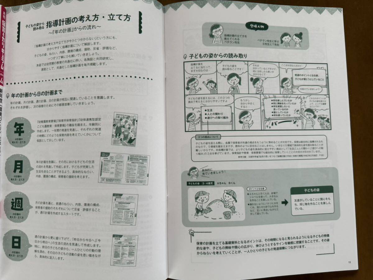 最新号保育図書◆ひかりのくに「月刊 保育とカリキュラム」2024年4月号 特別附録「年の計画」付き◆送料無料_画像9