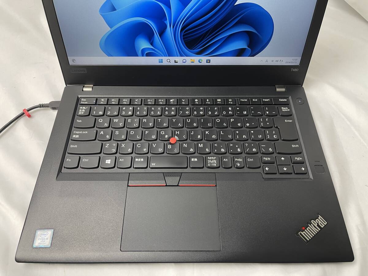 レノボ Lenovo ThinkPad T480［Intel Core i5-8350U @ 1.70GHz/メモリ8GB/SSD256GB/14型］20L6S6L60N ノートパソコン【ジャンク】686_画像2