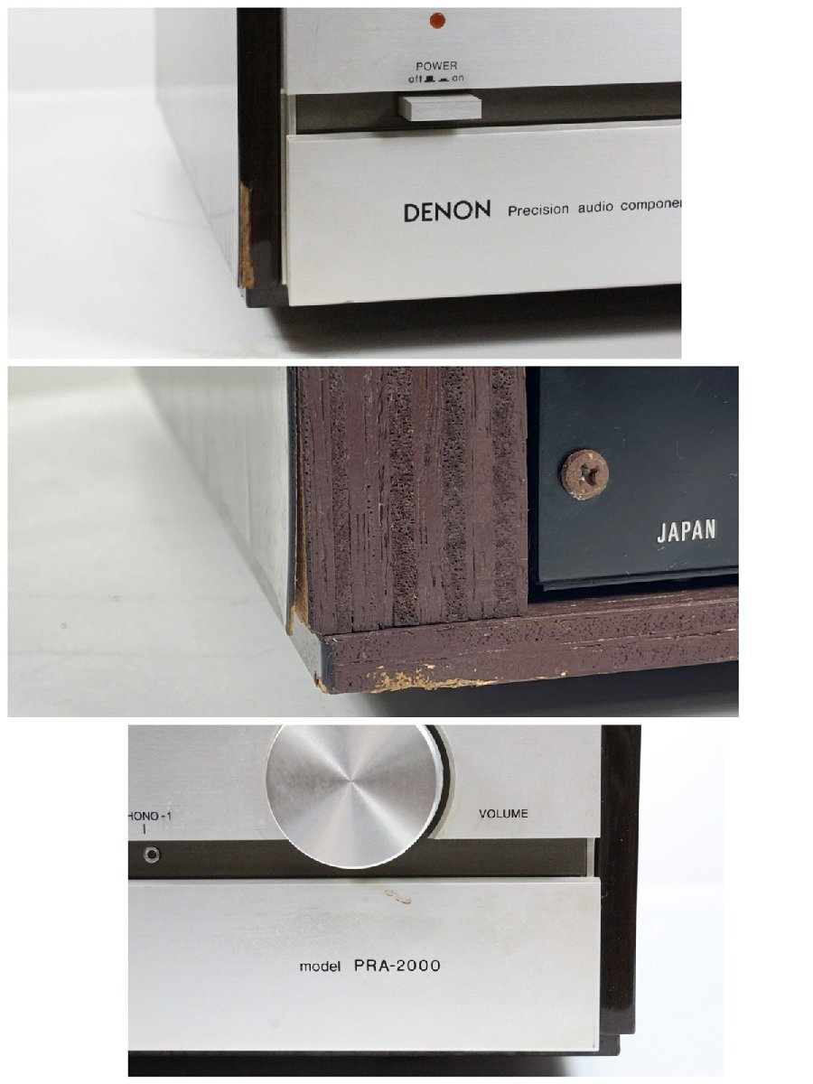 DENON Denon PRA-2000 pre-amplifier control amplifier audio [ present condition goods ]
