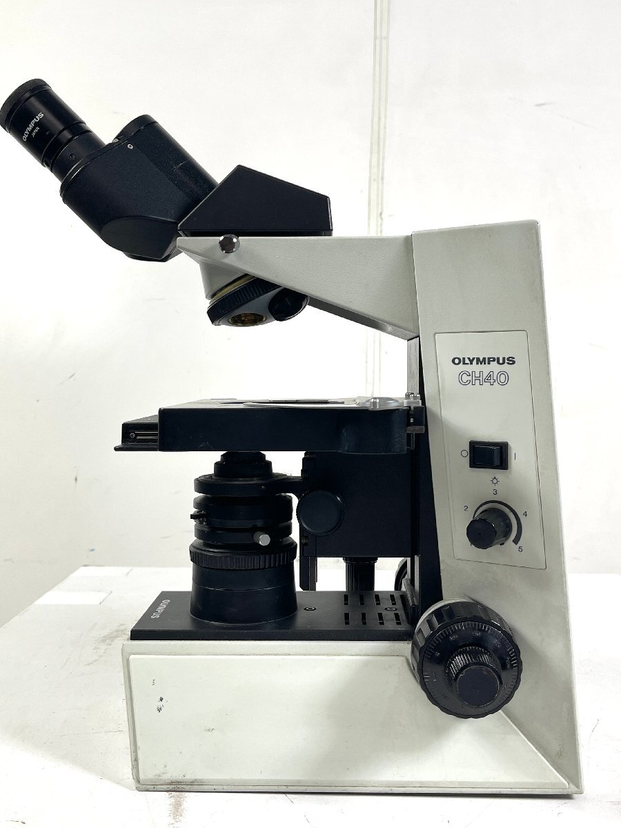 通電確認済み OLYMPUS CH40 LF100 双眼 生物 顕微鏡 オリンパス 【現状品】_画像8