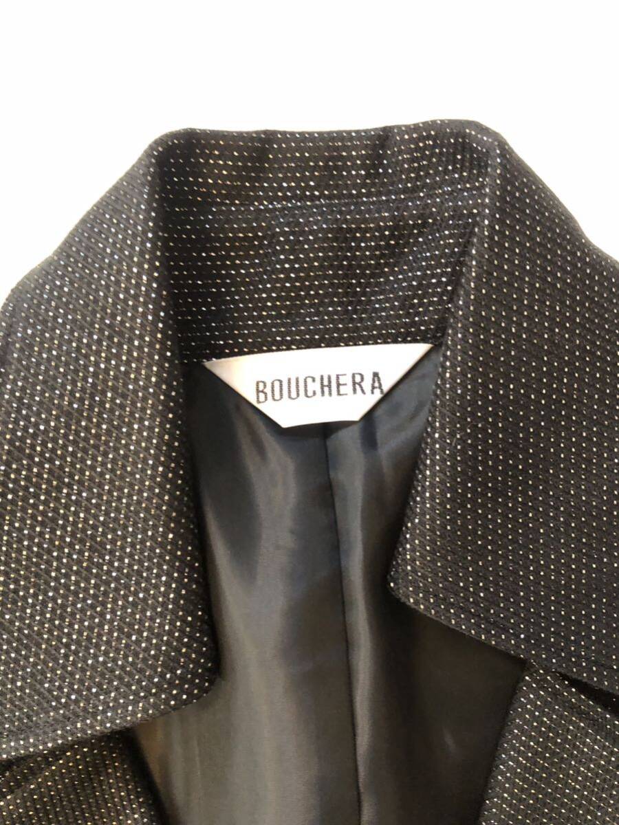 BOUCHERA スカートスーツ セットアップ キャミソール付き 13号 銀糸入り ブラック 未使用 フォーマル_画像6