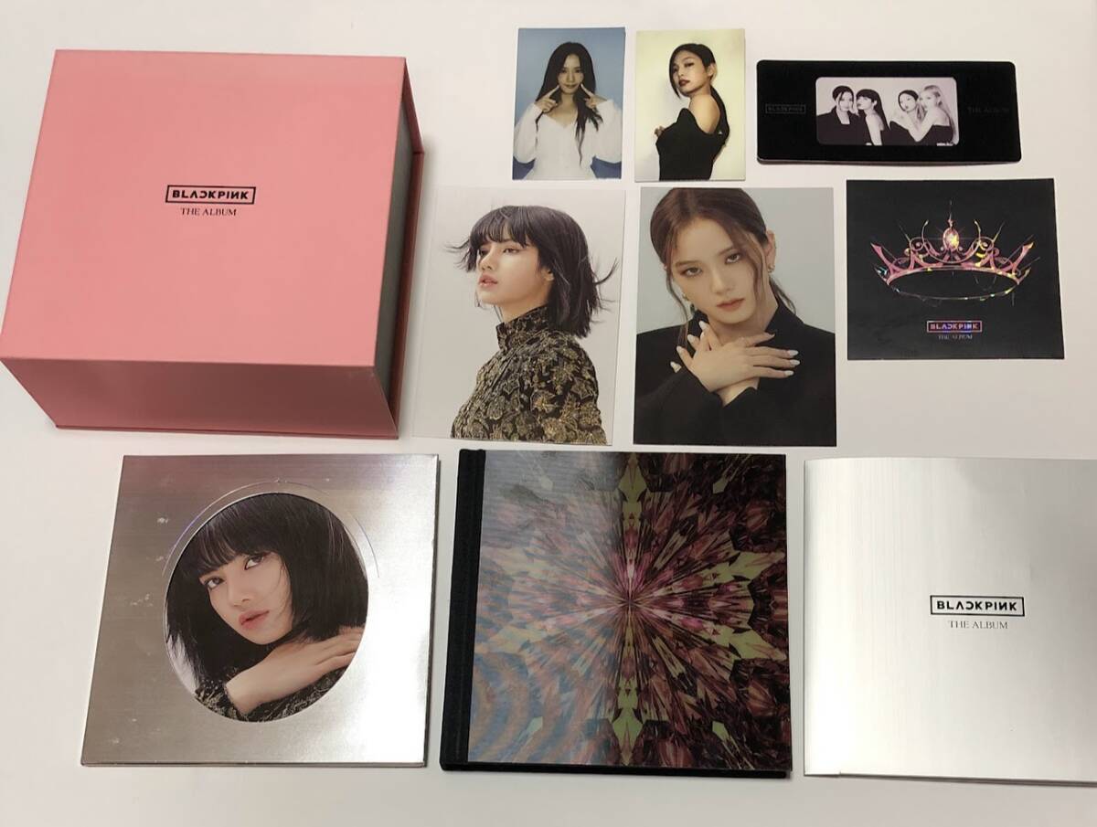 BLACKPINK ブラックピンク CD アルバム THE ALBUM ★即決★ ポストカード トレカ フォトカード / ジス ジェニー ロゼ リサ_画像1