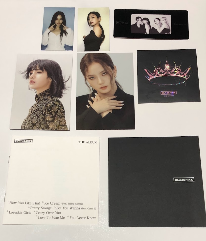 BLACKPINK ブラックピンク CD アルバム THE ALBUM ★即決★ ポストカード トレカ フォトカード / ジス ジェニー ロゼ リサ_画像8