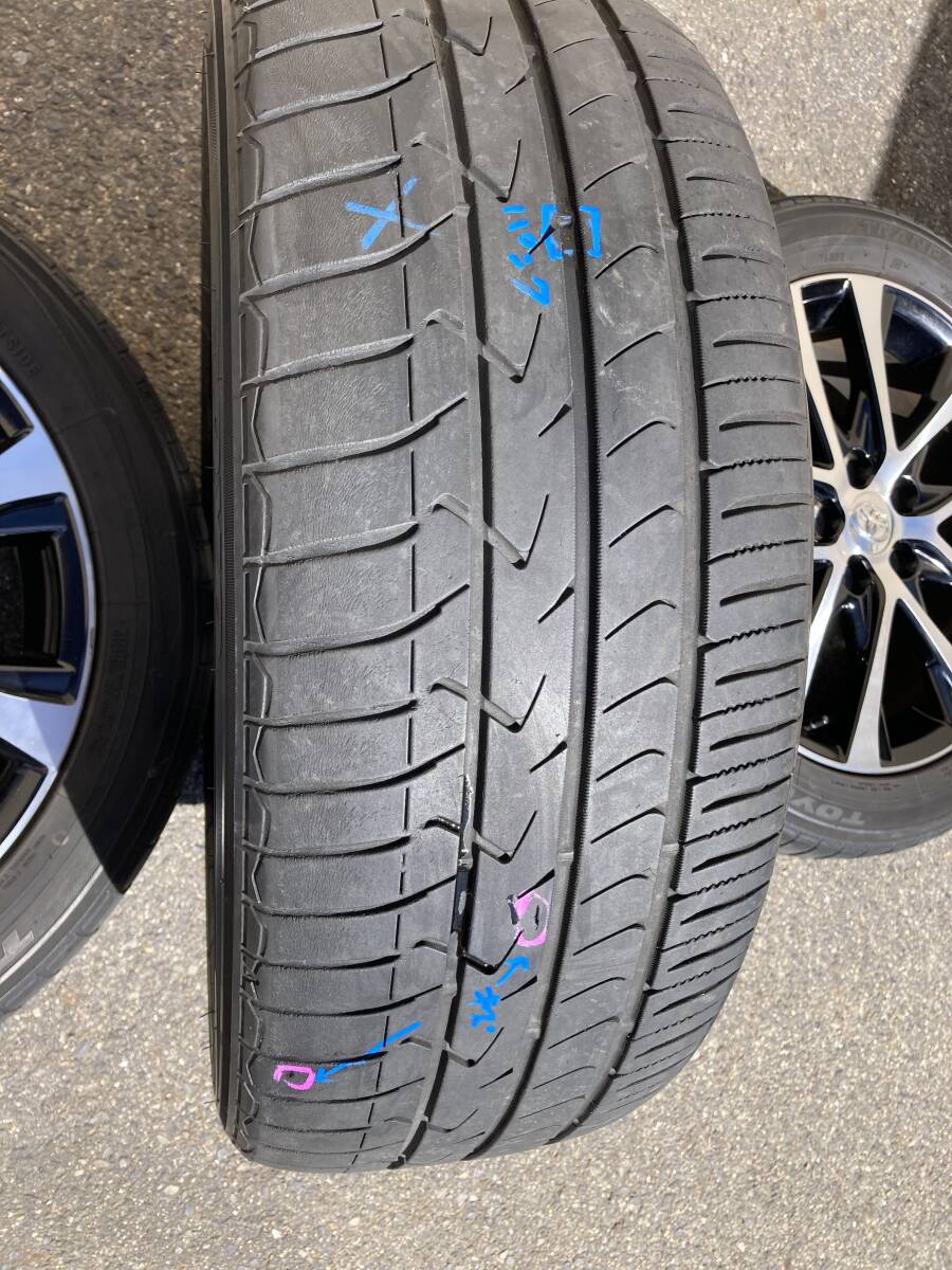 ★エスティマ50系　純正　4本　225/50R18　TOYO　トーヨー　アエラス　3型　後期　114.3　5穴　トヨタ　ACR50　1本パンクあり★　_画像10