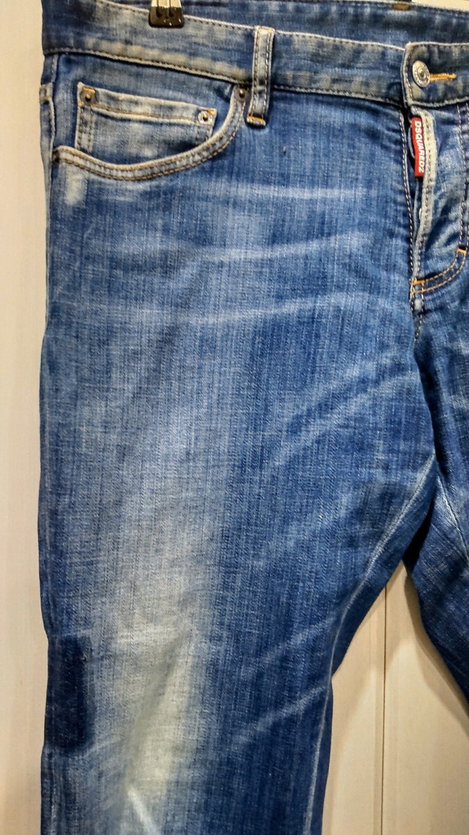  DSQUARED2  デースクエアード  SLIM JEAN  52   S74LB0363  スタッフインターナショナル国内正規品      ジーンズ の画像2