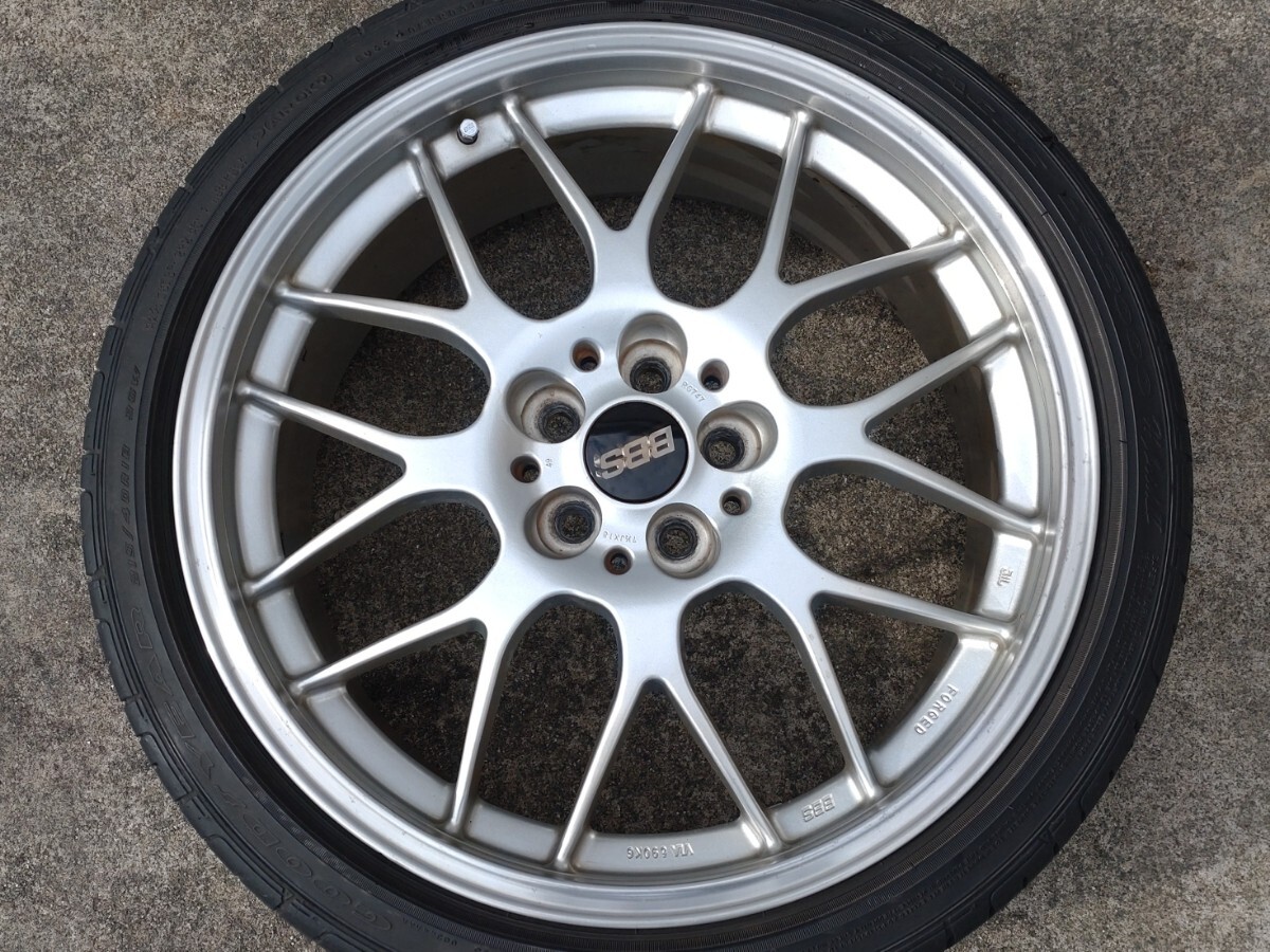 BBS RG-R RG747 18×7.5J+49 PCD100 5穴 鍛造 FORGED アルミホイール タイヤ 4本セットの画像3