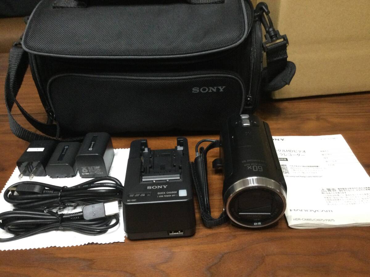 SONY handycam hdr-cx675 超美品バック付_画像7