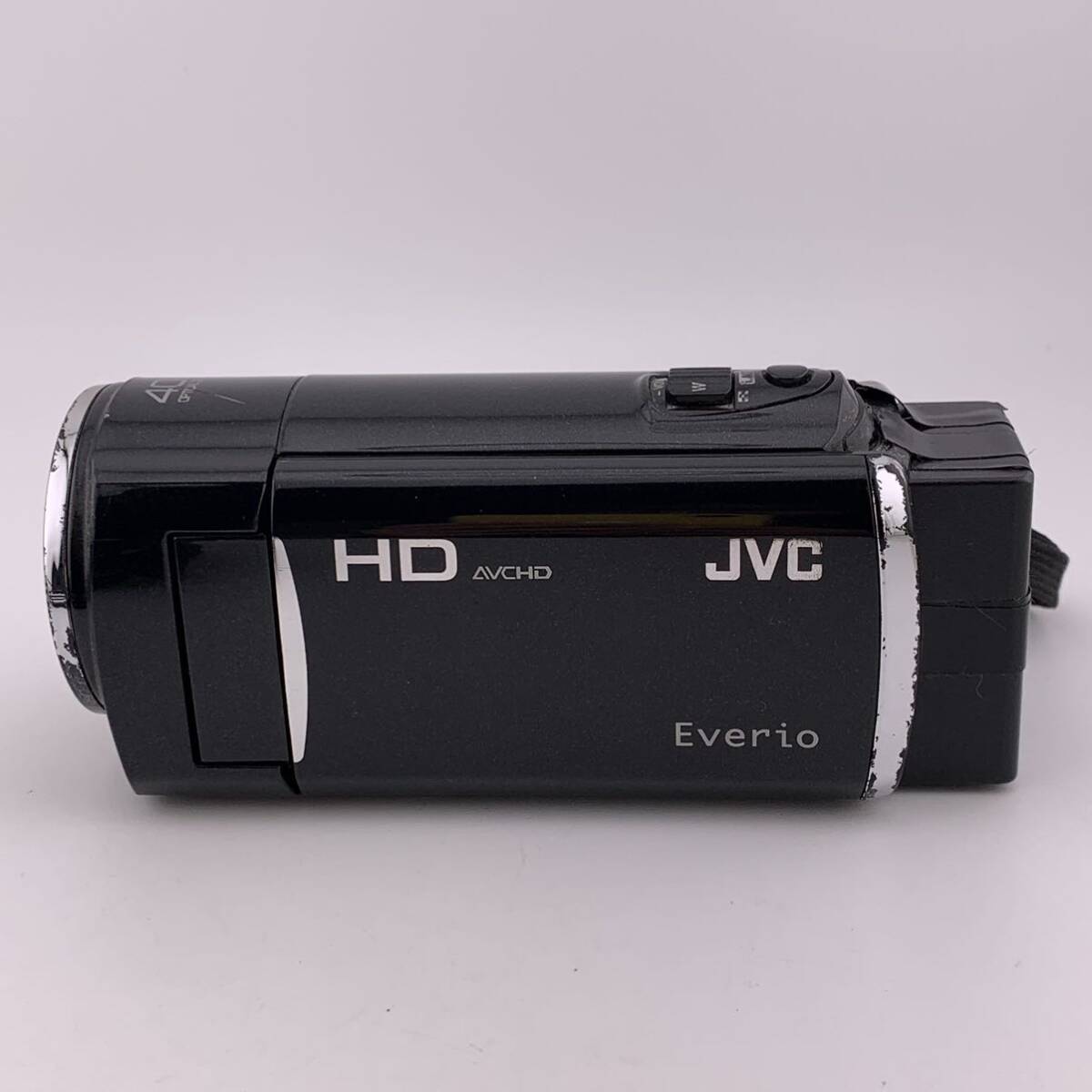 ●ジャンク品● JVC HD AVCHD Everio 40x ビデオカメラ GZ-HM238-B ACアダプター 部品取り 【S80853-522】_画像2