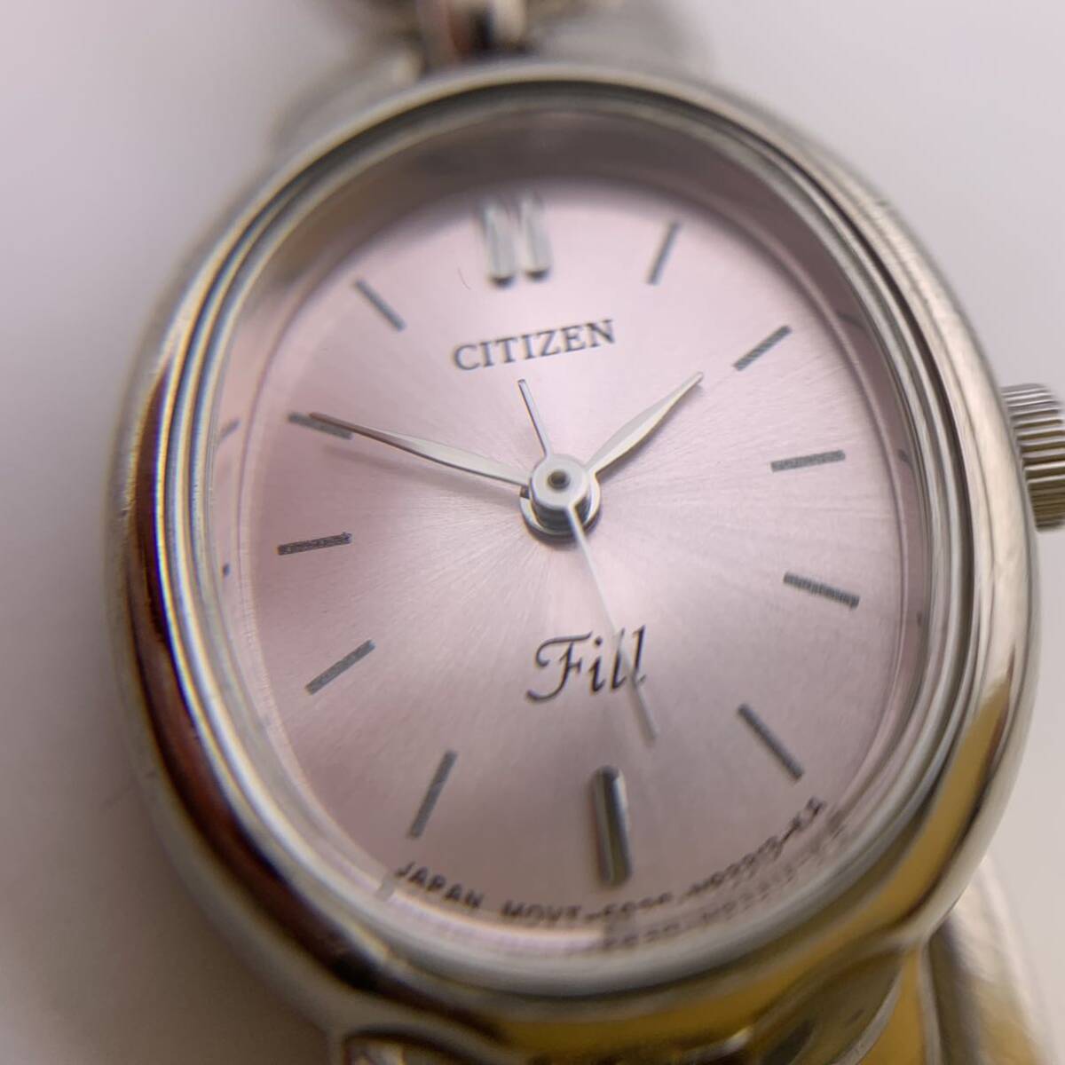 CITIZENシチズン腕時計 クォーツ Fill 5930-S75497 ピンクシルバーカラー かわいい レディース ファッション 【S80916-537】の画像7