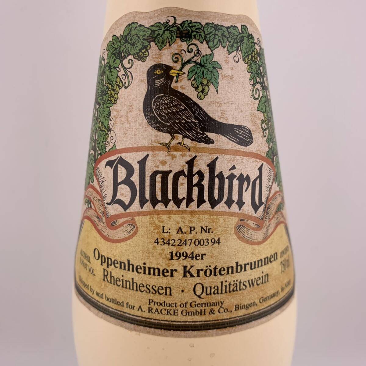 ●訳あり● 古酒 Blackbird ブラックバード 白 ワイン 750ml 14度未満 Blanton Distilling Company ウイスキー 750ml 46.5% 【S80974-546】_画像4