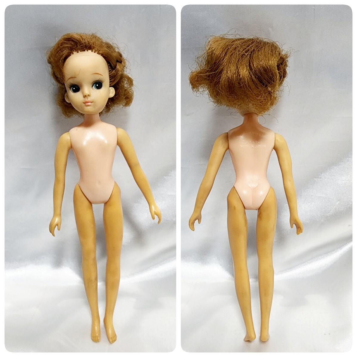 タカラ 初期 初代 リカちゃん ドット刻印 当時 着せ替え 人形 おへそあり TAKARA レア ヴィンテージの画像3