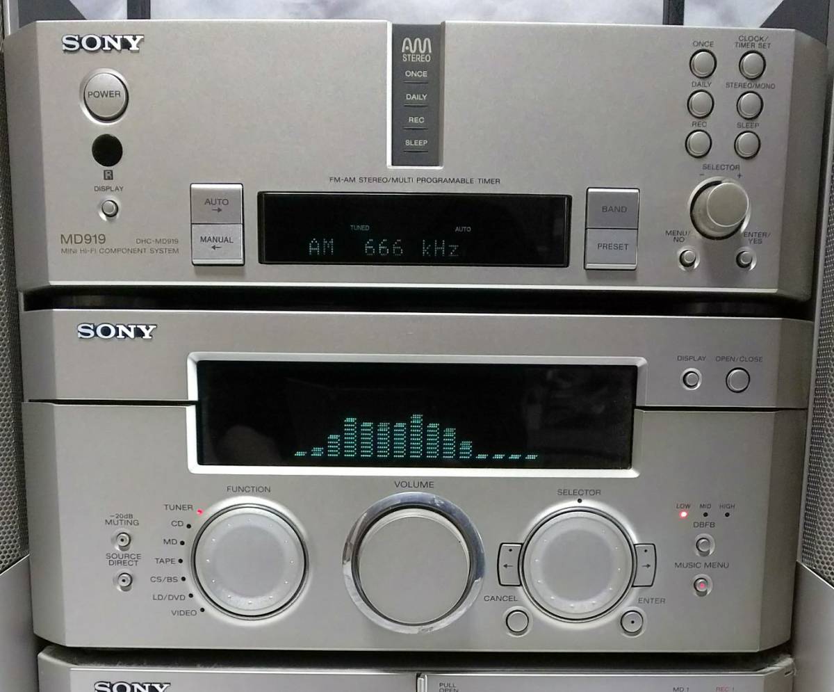 SONY Sony DHC-MD919 system player TA-MS919/CDP-MS919/MDS SONY Sony DHC-MD919 system player TA-MS919/CDP-MS919/MDS
