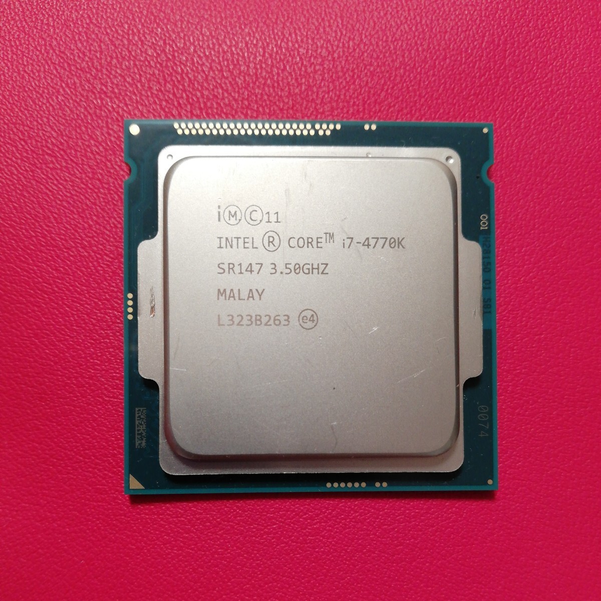 Intel Core i7 4770K SR147 3.50GHz _画像1