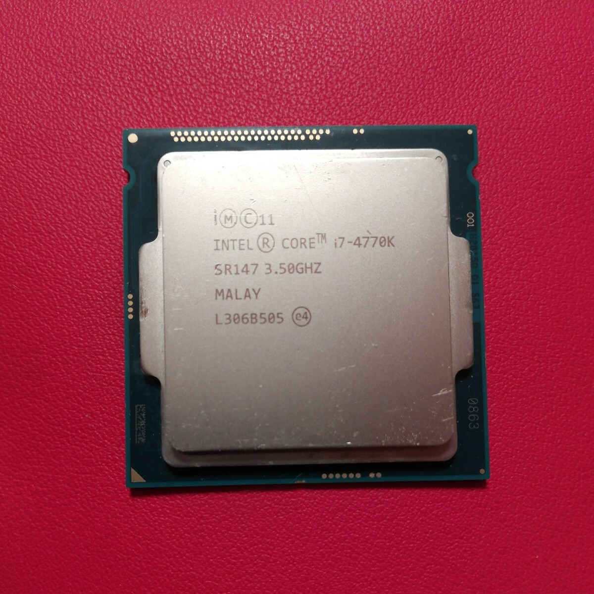 Intel Core i7 4770K SR147 3.50GHz _画像1