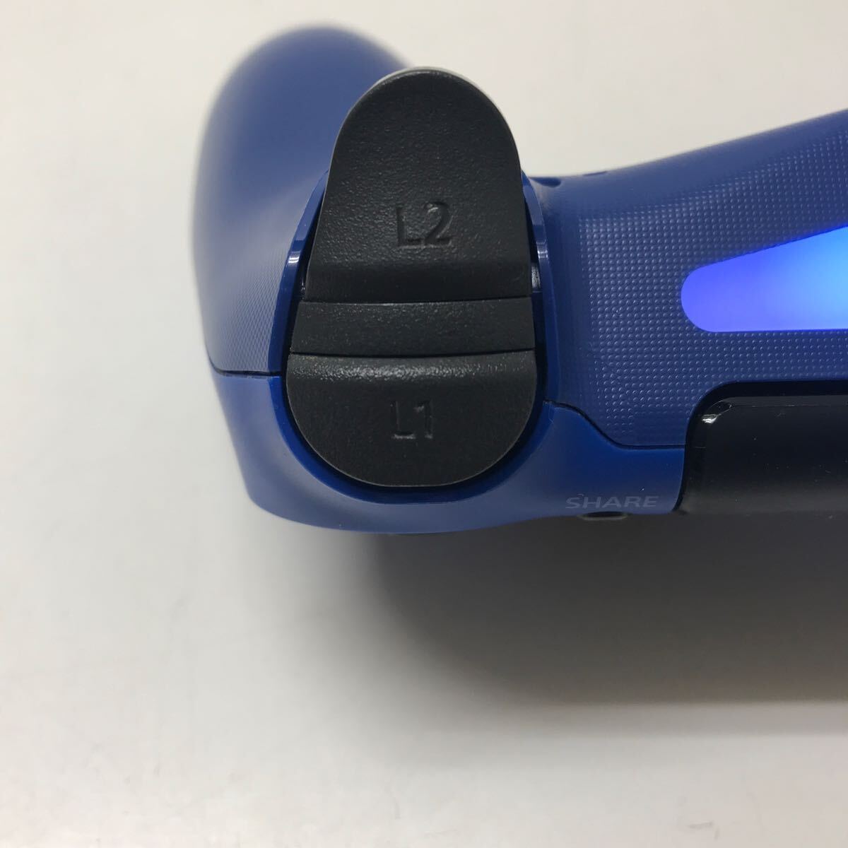 A289★SONY Ps4ワイヤレスコントローラー DUALSHOCK CUH-ZCT2J WAVE BLUE【動作品】_画像8