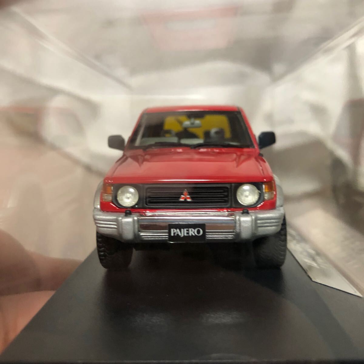 499 未開封 1/43 ハイストーリー ミツビシ パジェロ　1991 メタルトップ ワイド レッド HS042 RE mitsubishi pajero ミニカー 模型 完成品_画像5