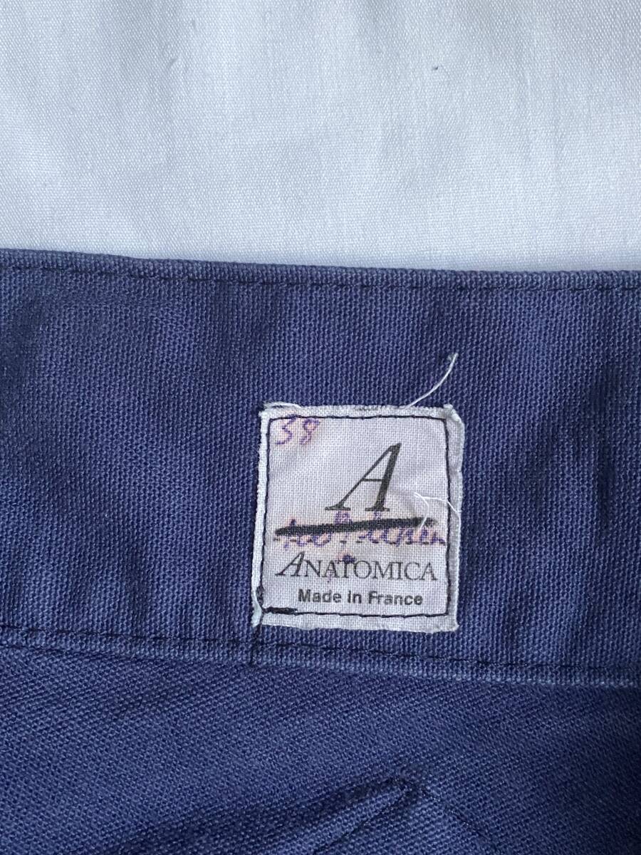  hole Tomica ANATOMICA France made sinchi back BJ pants French Work Vintage size 38|S|30 -inch tango /TANGO 1915