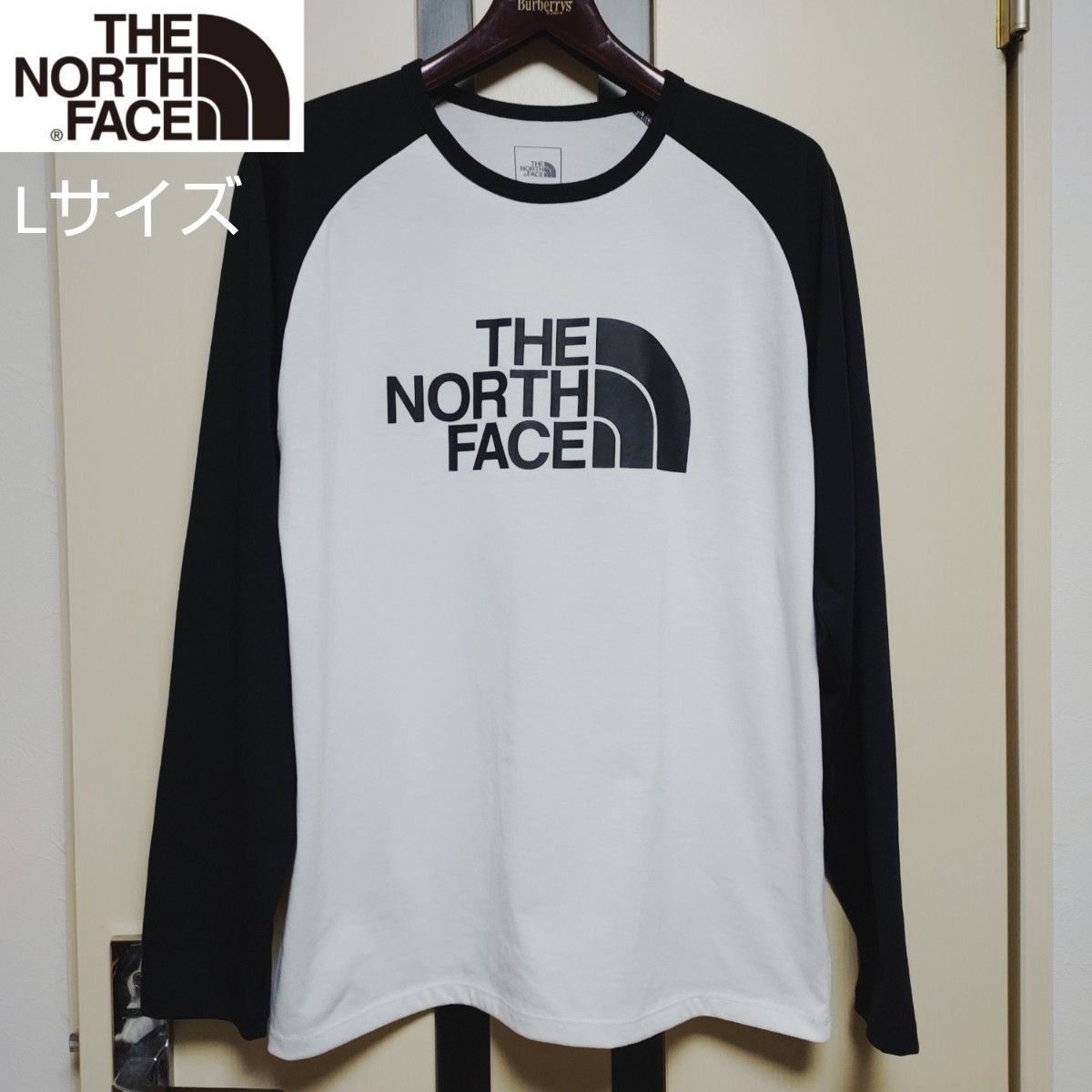 THE NORTH FACE 長袖 Tシャツ ラグラン ベースボールビッグロゴT