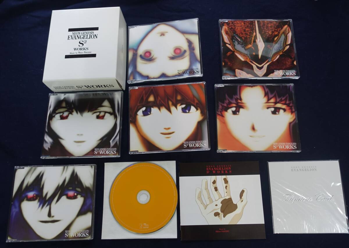 CD-＊L53■NEON GENESIS EVANGELION S2 WORKS 6CD＋特典CD BOX テレカ付 新世紀エヴァンゲリオン■の画像1