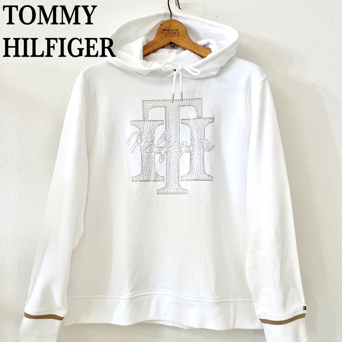 TOMMY HILFIGER トミー ヒルフィガー 新品 ホワイト 白 パーカー