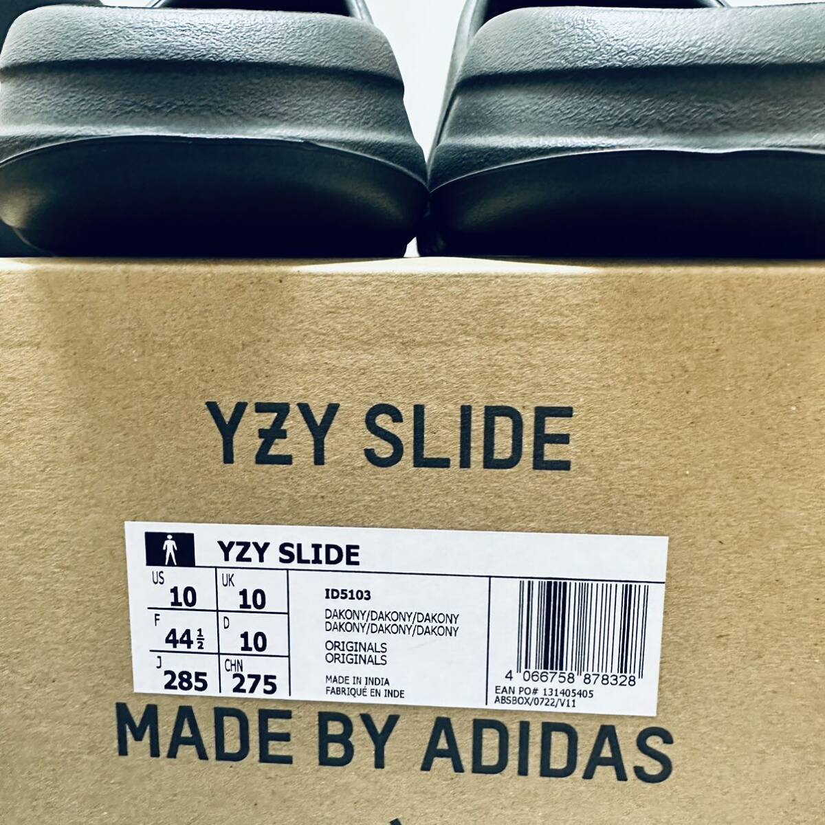 adidas YEEZY Slide Dark Onyx _画像4