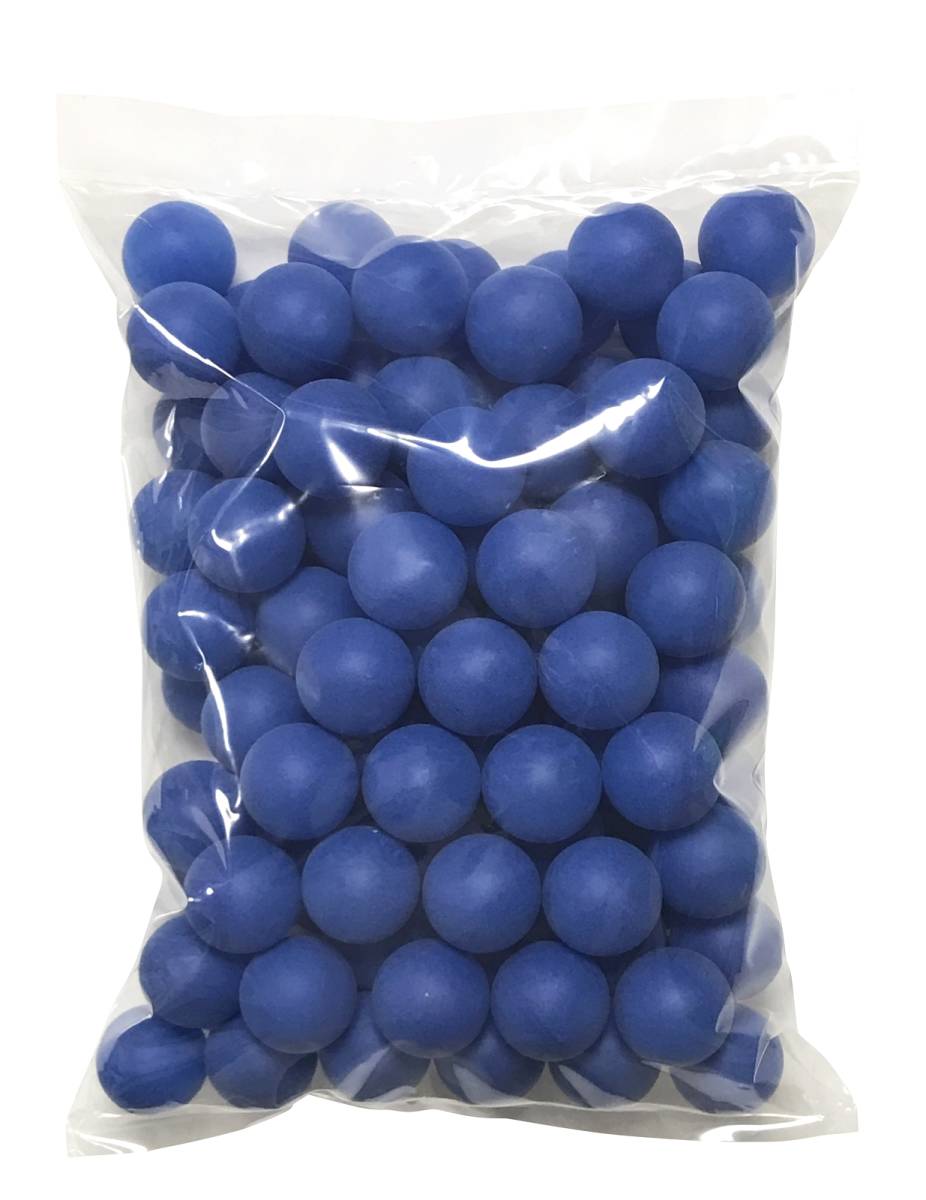 ピンポン玉 100個 セット ブルー 青色 送料無料 娯楽用 卓球ボール プラスチック カラー ボール 無地 おもちゃ _画像1