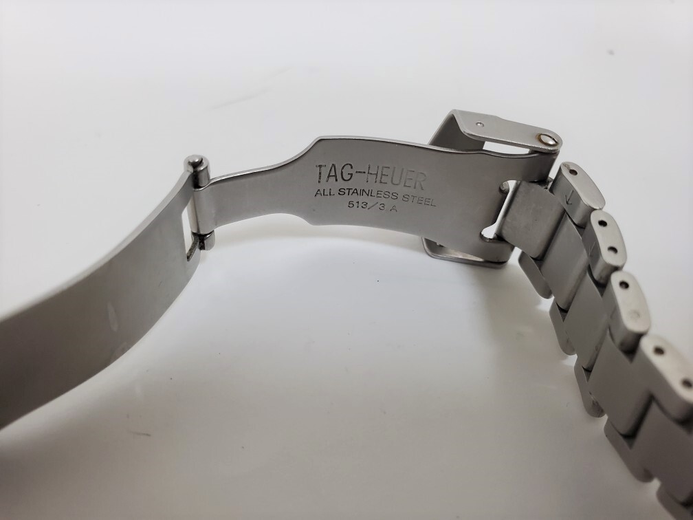 ☆1円～ TAG HEUER タグホイヤー 999.713A プロフェッショナル SS グレー系文字盤 クオーツ ボーイズ腕時計 稼働品☆_画像8