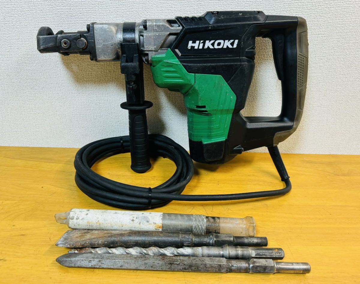 HiKOKI 日立工機 40mm DH40SC コード式 ハイコーキ ハンマドリル 100V 動作確認済み...._画像5