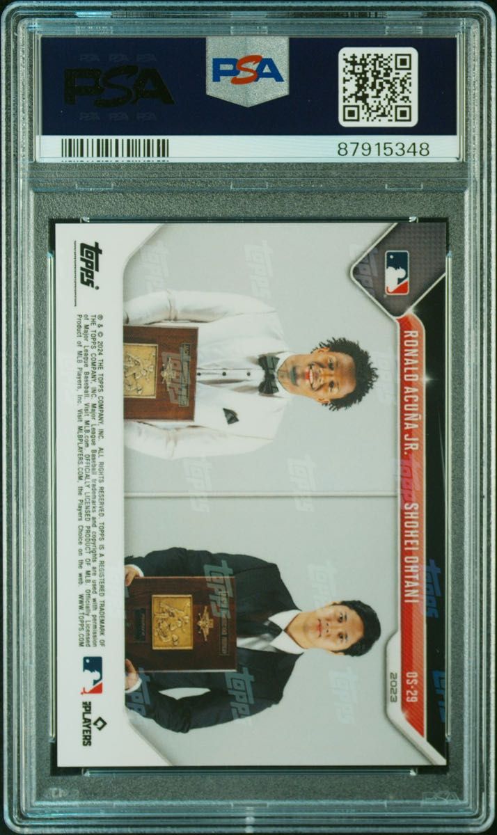 PSA10 Topps 2024 大谷翔平　ロナルドアクーニャjr MVP