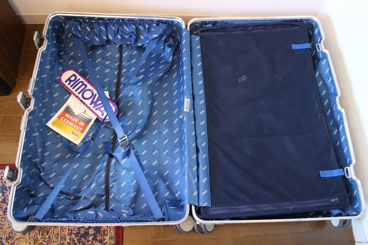 ** high capacity RIMOWA 104L TOPAS 932.77 suitcase 4 wheel Rimowa topaz Carry case bag travel **