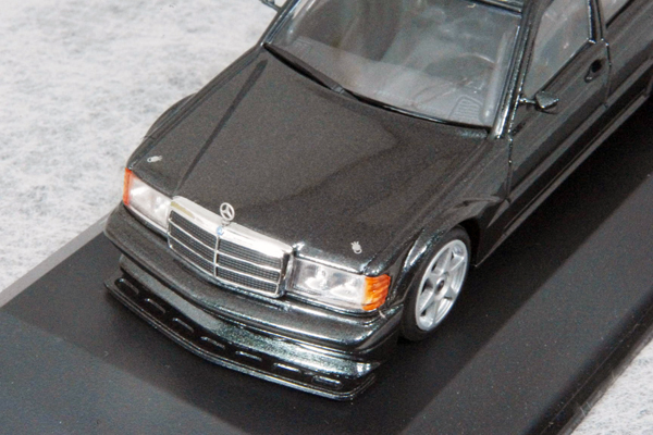 * 1/43 Mercedes Benz = 190E 2.5-16 EVO 2 / 1990 blue black metallic = Mercedes Benz