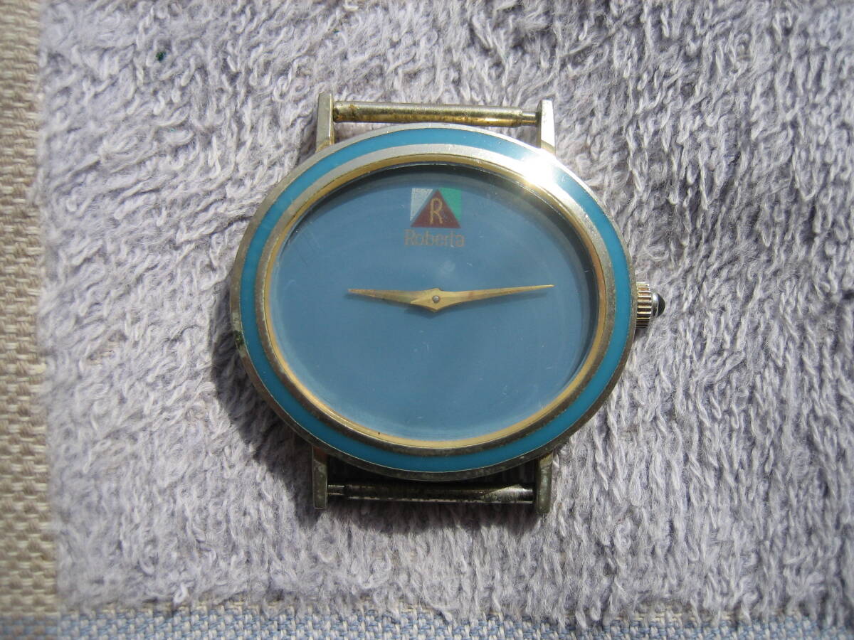 動作未確認　ロべルタの腕時計　バンド無し　中古品　30年以上前の品です　Roberta