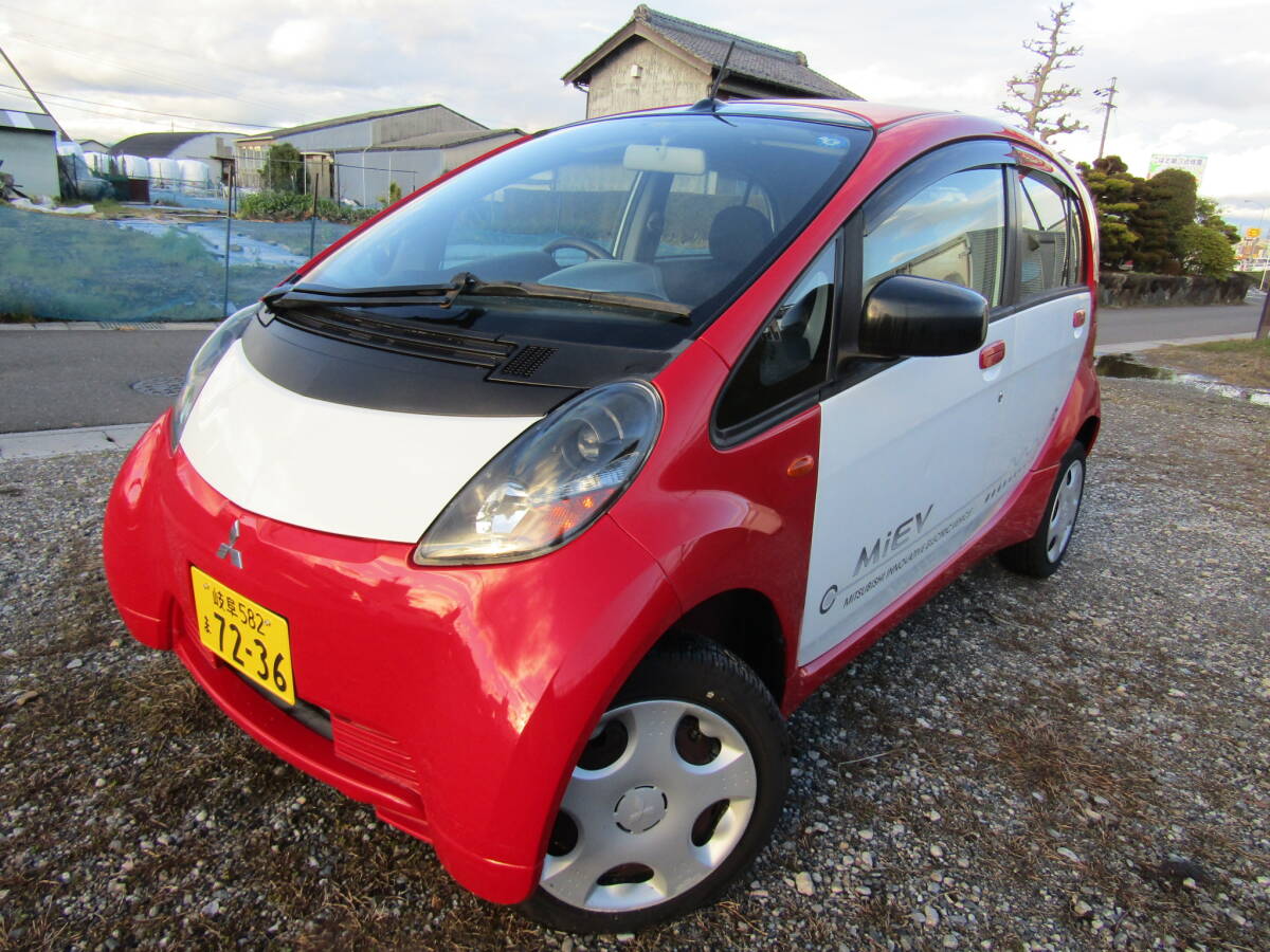 車検6年10月 アイミーブ ( i-MIEV) M 満充電後 可能距離 106km！ 東芝バッテリー リコール全対策済み 地デジTV バックカメラ ETCの画像1