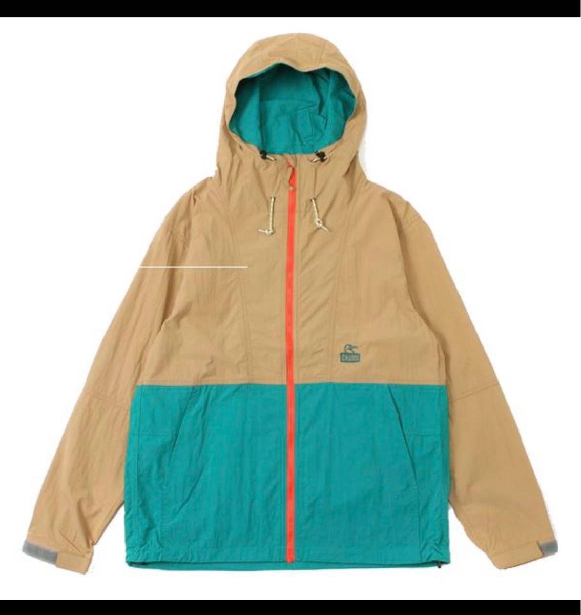 CHUMS(チャムス)Camp Field Hoodie -Beige/Teal/メンズＬサイズ/アウトドアウェア/ジャケット