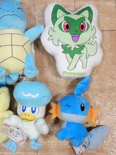 まとめ売り! ポケットモンスター ポケモン ぬいぐるみ クッション エモンガ クワッス 他 タグ付き バンプレスト 【3710ko】の画像3