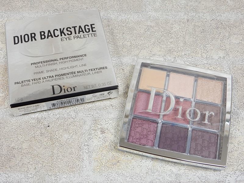 未使用品! Dior/ディオール バックステージ アイ パレット 004 ローズウッド / ギフトボックス 花柄 箱 【6671y1】_画像2