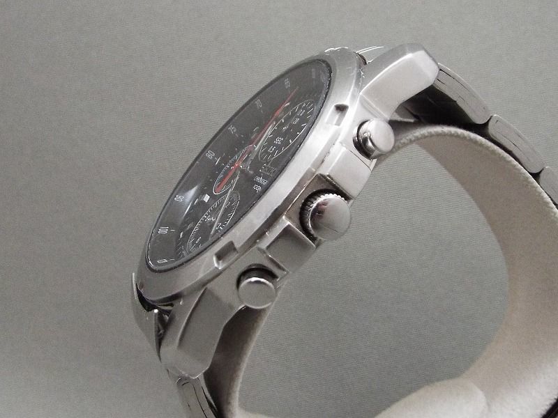 SEIKO/セイコー クロノグラフ デイト メンズ腕時計 7T92-0BF0 訳あり品 【W180y1】_画像3