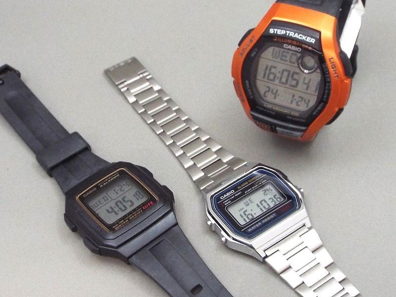 CASIO/チープカシオ A158W/F-201WA/WS-2000H クォーツ デジタル腕時計 3点セット 【W68y1】_画像1