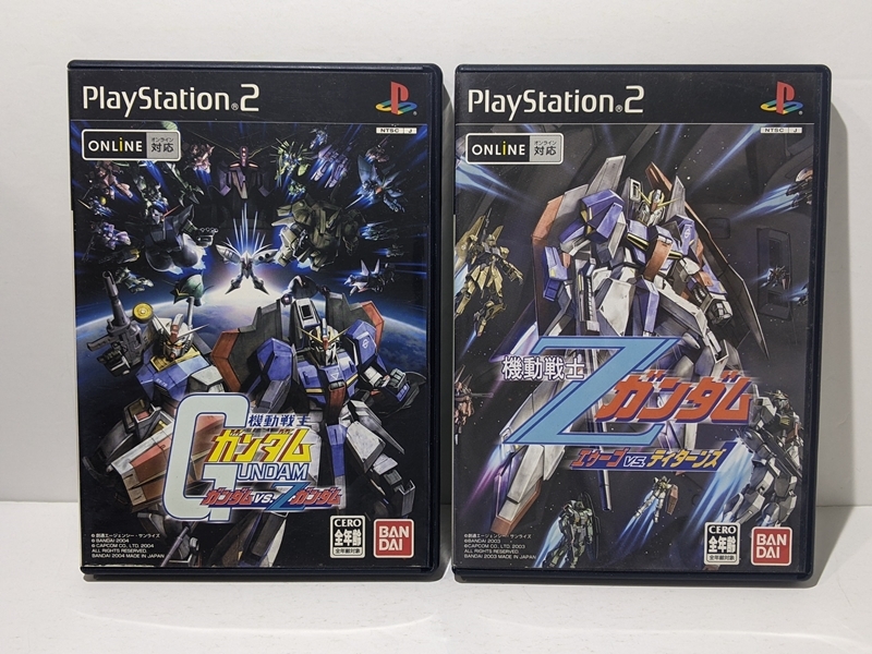 【PS2ソフト】機動戦士ガンダム　ガンダム vs Zガンダム　エゥーゴ vs ティターンズ　セット ②