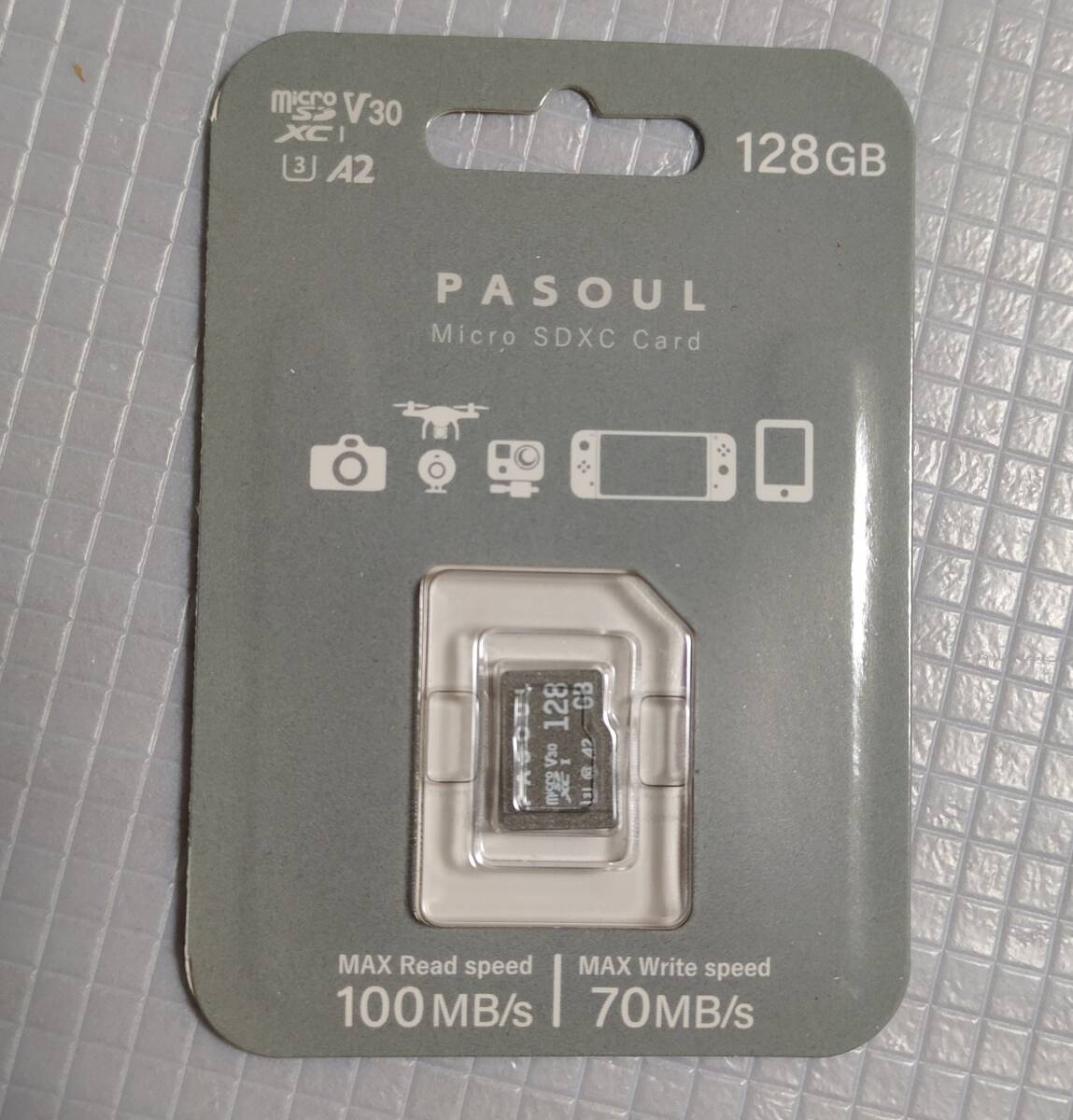  новый товар включая доставку *Pasoul microSDXC карта 128GB высокая эффективность микро SD карта UHS-I U3 V30 A2 стандарт 4K Ultra HD