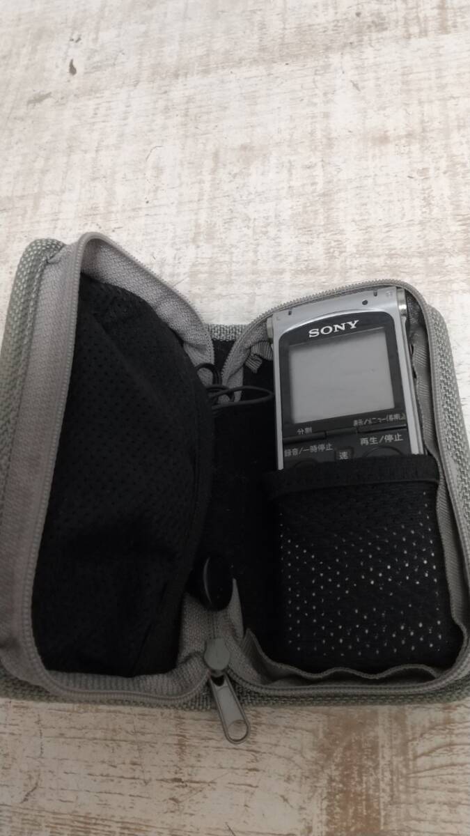 ★a-217 SONY ICレコーダー ICD-AX70 IC RECORDER 携帯用ケース付の画像6