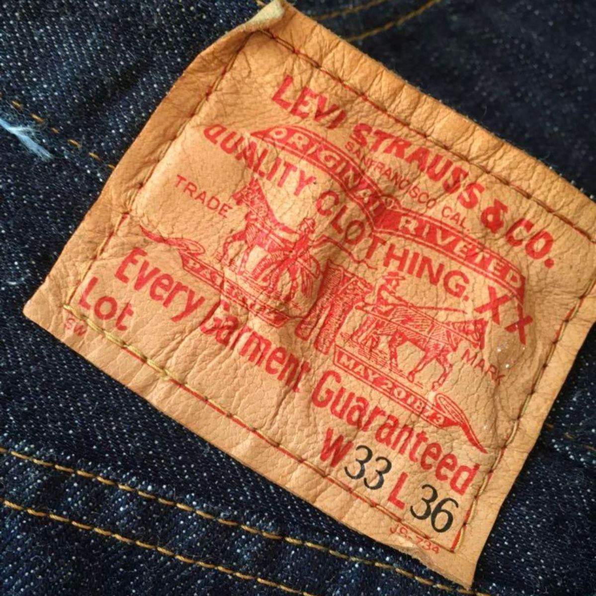 LEVI'S 50SXX 初期LVC W33 ほぼデッドストック 90s 日本製復刻 希少 ネクストヴィンテージ