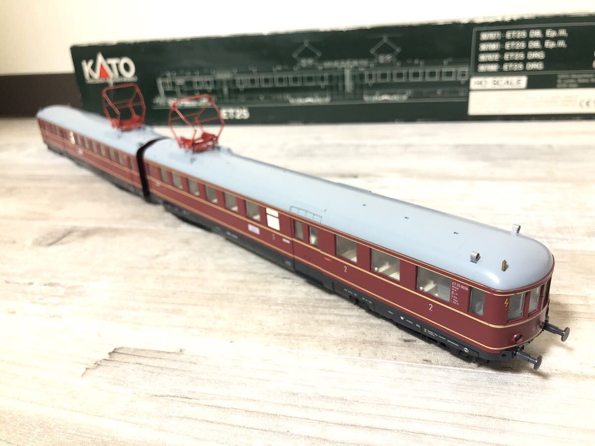 12 HOゲージ KATO ET25 003 a ET25 003 b Salzburg 鉄道模型 客車？ 外国車両 付属品入り 現状品 の画像3