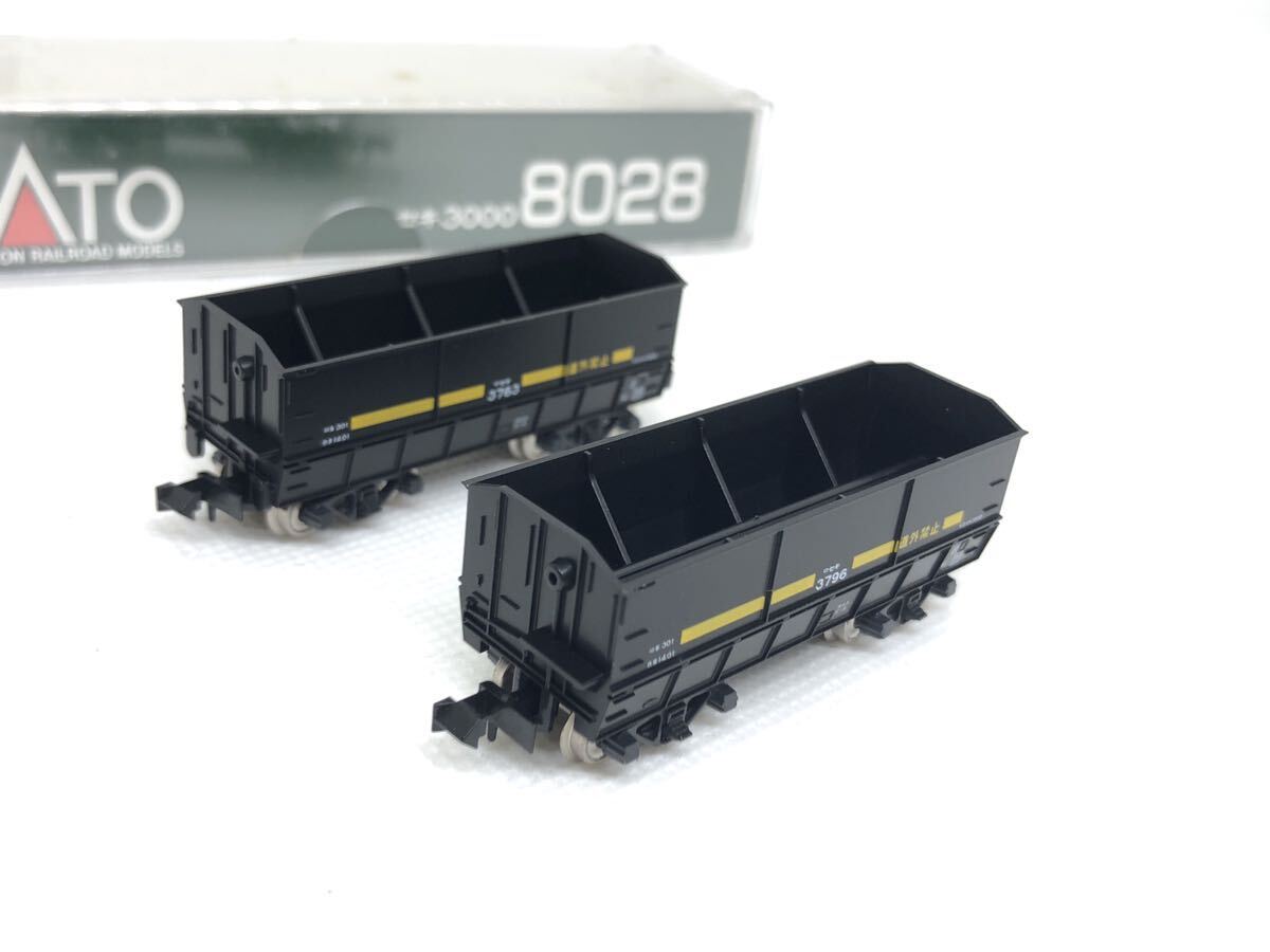 18 Nゲージ KATO セキ3763 セキ3796 鉄道模型 貨車 8028 現状品 付属品あり_画像3